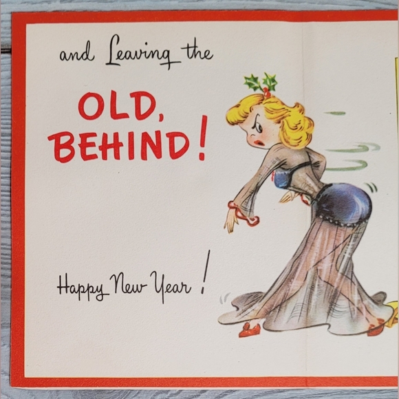 ๐
๐ผ RARE 1940s Vintage Funny Naughty Christmas Card - Bundle to Save $ ๐
๐ผ - Picture 4 of 7